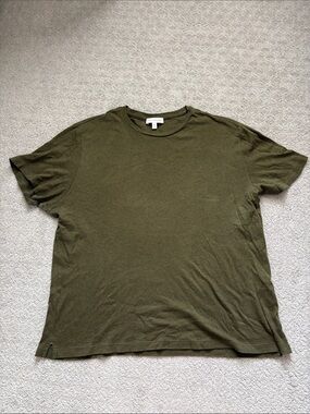 Banana Republic Olive Green Short Sleeve Crew Tee 100% cotton